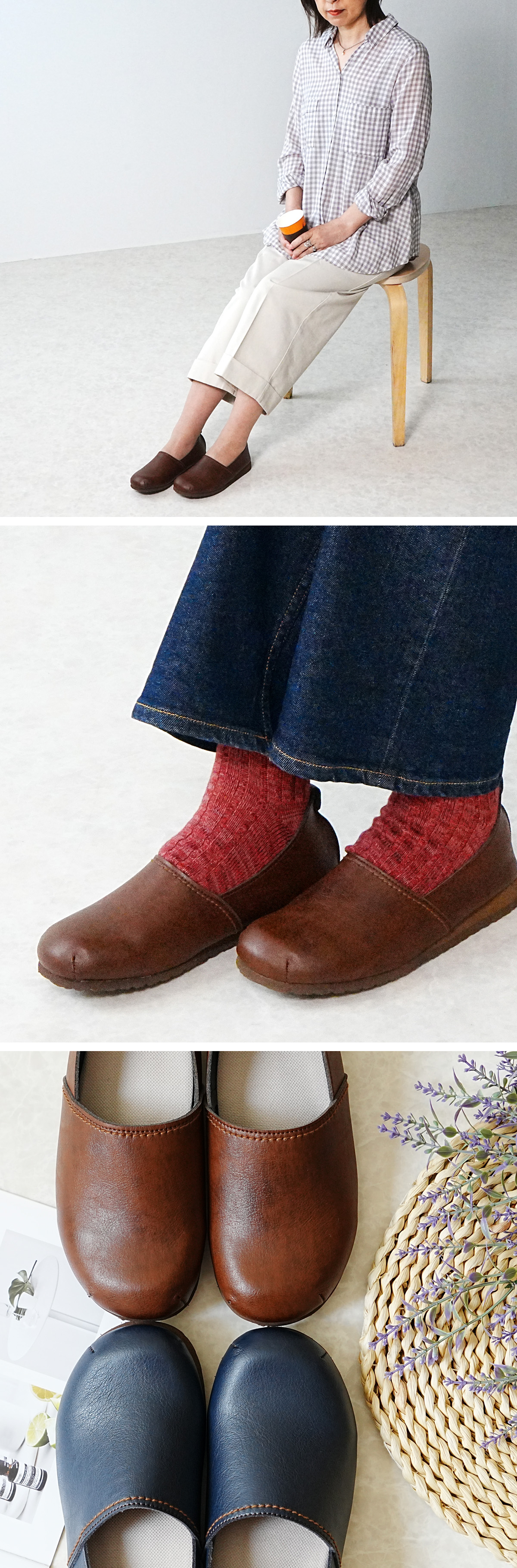 スリッポン 歩きやすい 痛くない カジュアル 靴 レディース