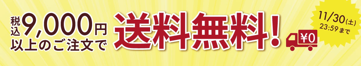 9000円で送料無料