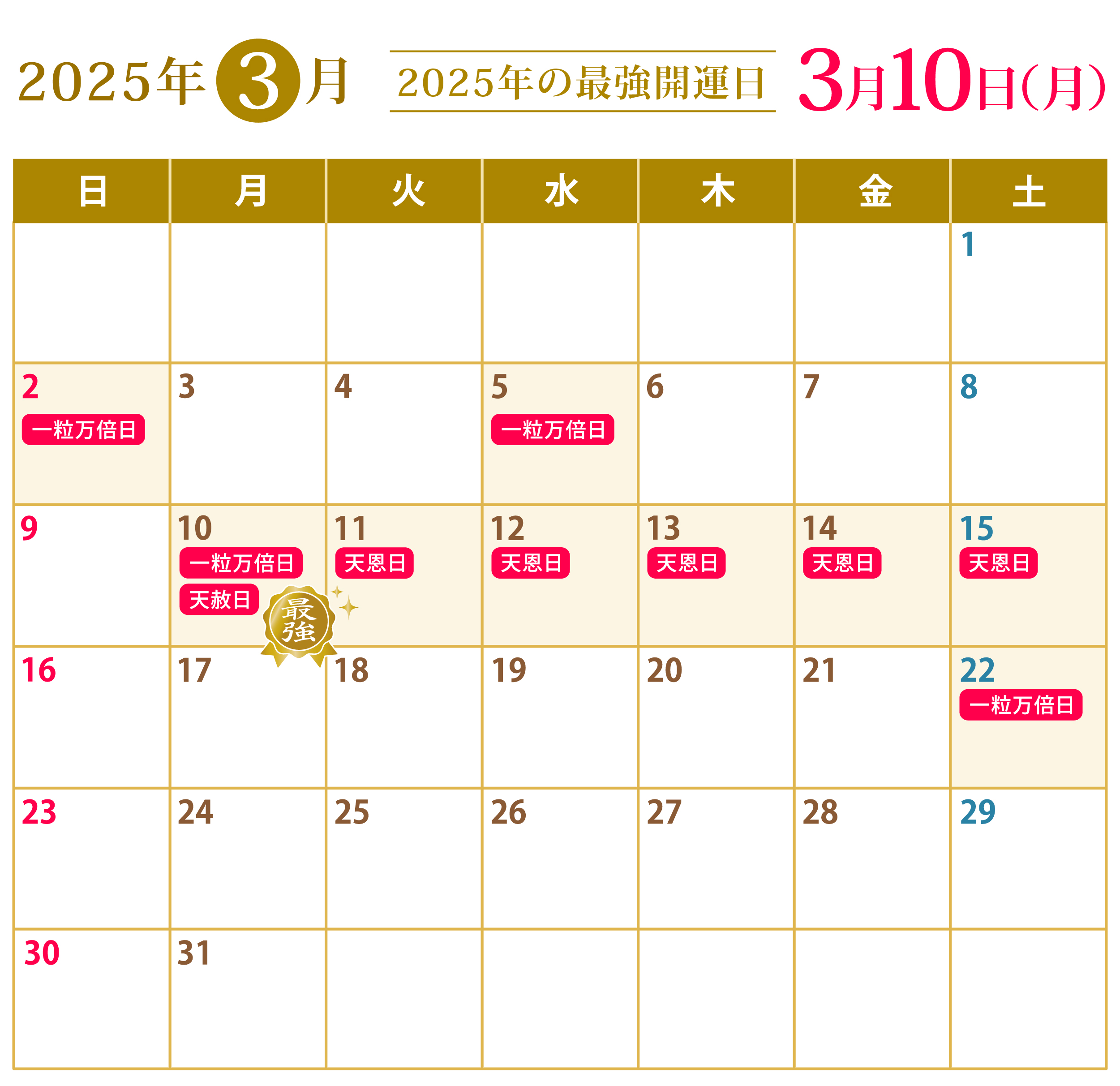 開運日