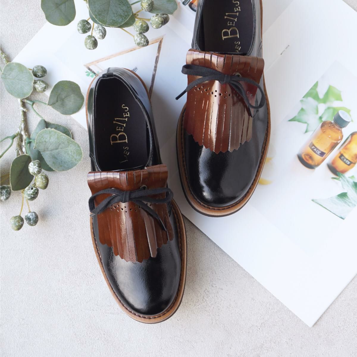 TOGA VIRILIS レースアップ シューズ フリンジ