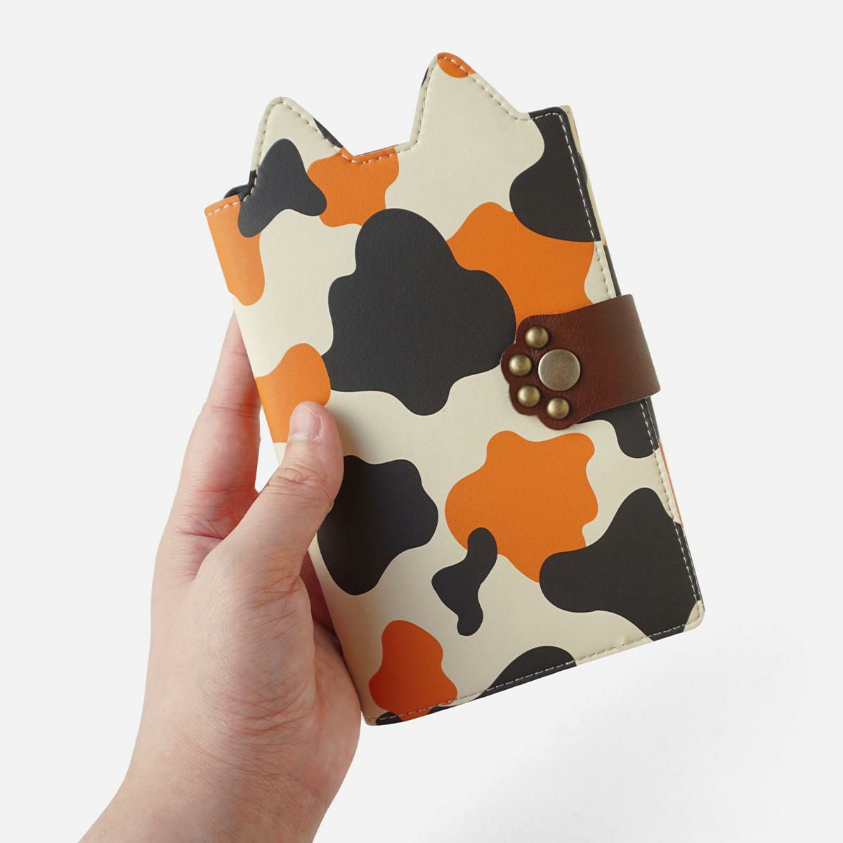 ねこ部が作ったお薬手帳ケース 三毛猫 ネコ 母子手帳 病院 通院 診察券